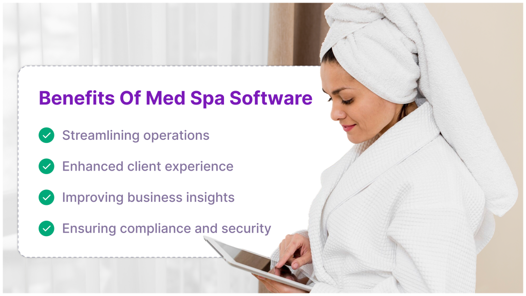 benefits of med spa software