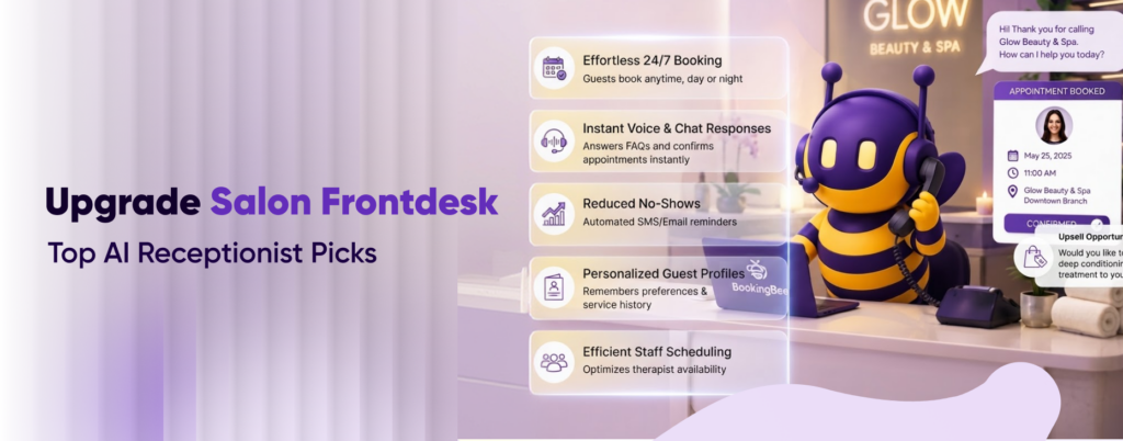 best AI receptionist for beauty salons 2026