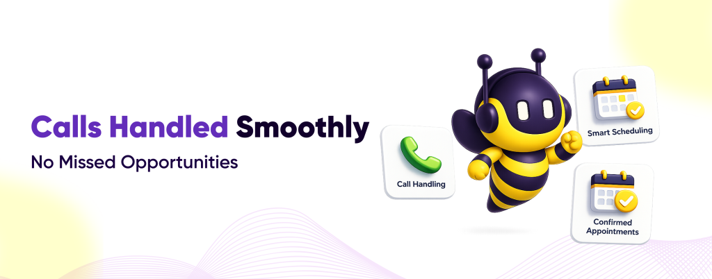 AI Receptionist for Salons signs