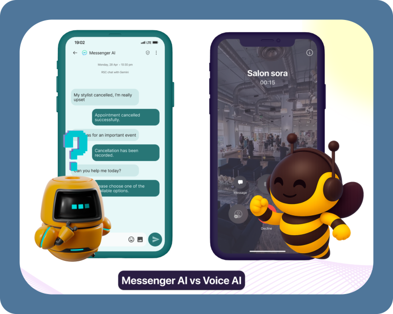 Messenger AI vs Voice AI