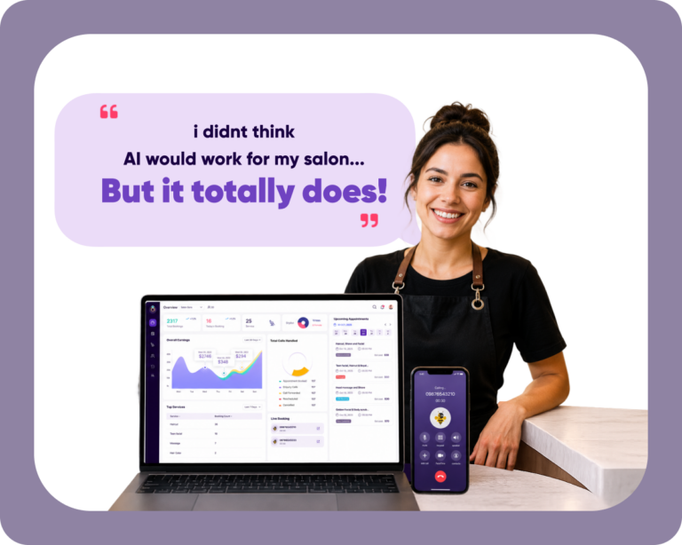 AI receptionist Real Salon Stories