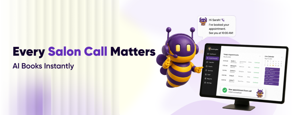 ai phone answering for salon